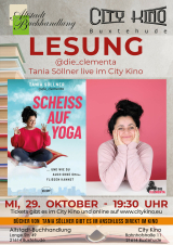 Filmplakat Lesung: Tania Söllner - Scheiss auf Yoga