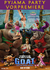 Filmplakat Pyjama Party Vorpremiere: G.O.A.T. - Bock auf große Sprünge