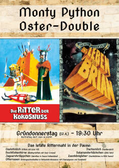 Filmplakat MONTY PHYTON OSTER-DOUBLE