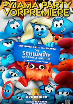 Filmplakat Die Schlümpfe: Der große Kinofilm - Pyjama Party Vorpremiere