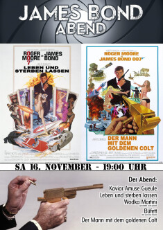 Filmplakat JAMES BOND ABEND